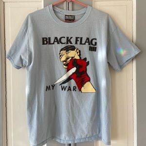 Black Flag My War T-Shirt Size Large
